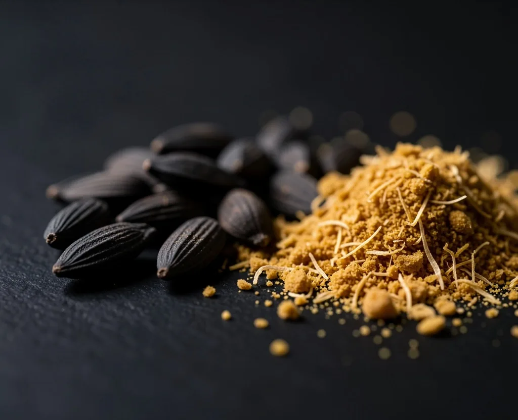 Dried seeds and botanical powders